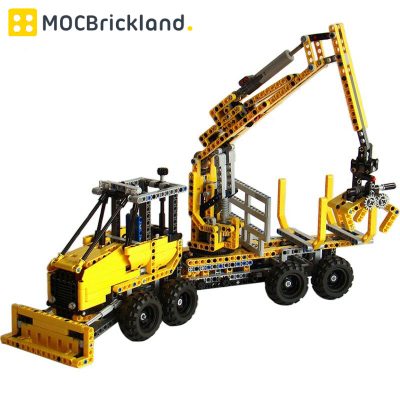 Forwarder MOC 4162 Technician Compatible With LEGO 8053 Designed By Tomik