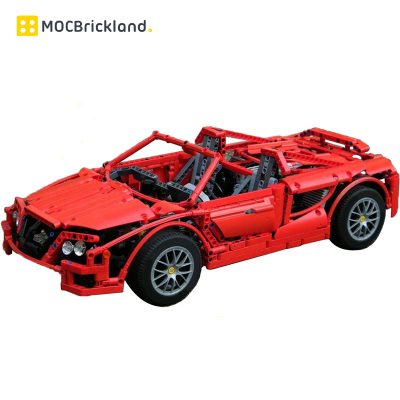 Supercar Roadster MOC 0007 Technic By Nico71 Produced by MOC BRICK LAND