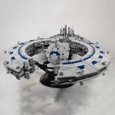 Lucrehulk-Class Battleship (Droid Control Ship) Star Wars MOC-13056 with 3580 Pieces