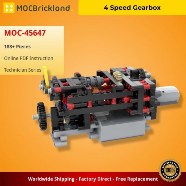 MOCBRICKLAND MOC-45647 4 Speed Gearbox