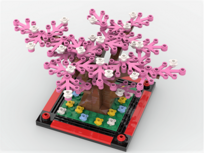 Sakura Tree Creator MOC-69242 by xmsbricks with 141 Pieces