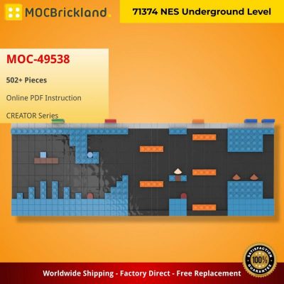 MOCBRICKLAND MOC-49538 71374 NES Underground Level