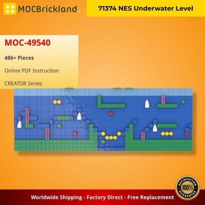 MOCBRICKLAND MOC-49540 71374 NES Underwater Level