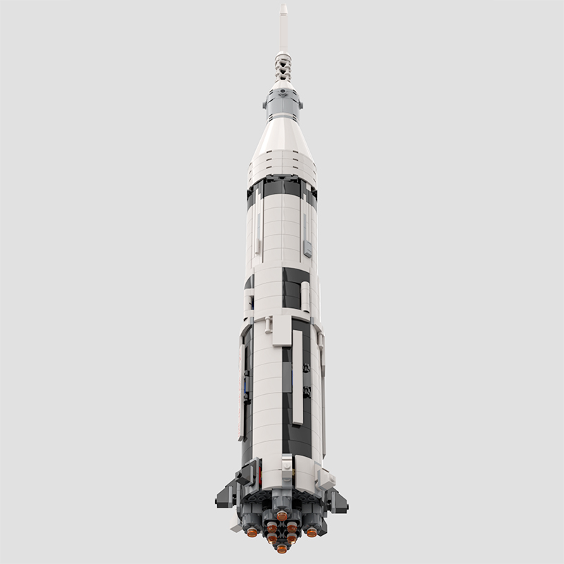 Saturn IB MOCBRICKLAND 68390 Space with 891 Pieces - MOC Brick Land