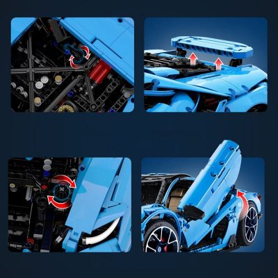 Lamborghini Centenario 1:8 hypercar Technic CADA C61041 with 3842 pieces