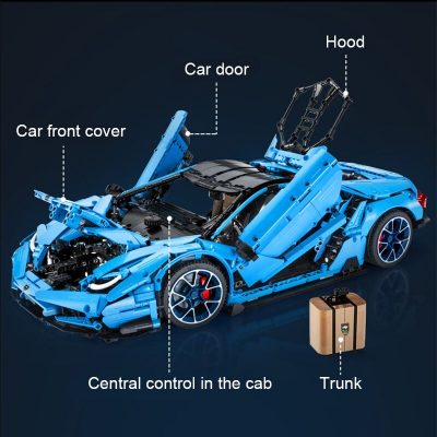 Lamborghini Centenario 1:8 hypercar Technic CADA C61041 with 3842 pieces