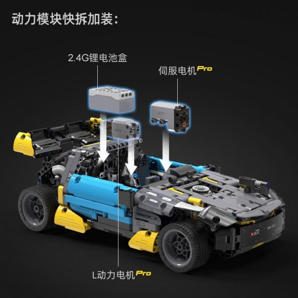 Cyber ​​Night: Wild Wolf Buggy Technic CADA C62002 with 1176 pieces