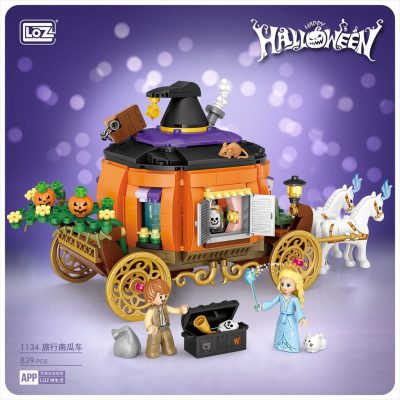 Pumpkin Wagon CREATOR LOZ 1134 with 839 pieces