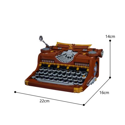 Steampunk Typewriter CREATOR MOC-14237 WITH 1375 PIECES