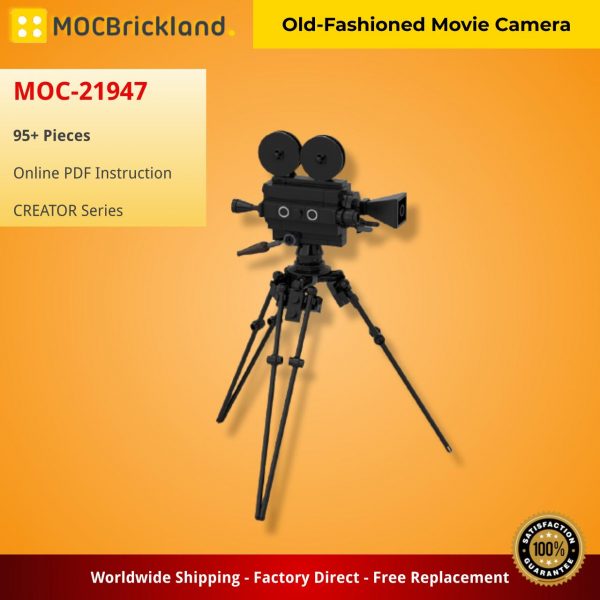 Old-Fashioned Movie Camera CREATOR MOC-21947 WITH 95 PIECES