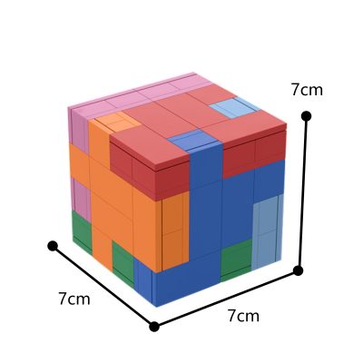 Puzzle Cube CREATOR MOC-45853 by 2in1 WITH 98 PIECES