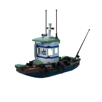 Old Fishing Store Boat CREATOR MOC-46103 by TOB1bricks with 171 pieces