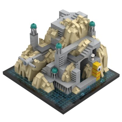 Monument Valley – The Descent CREATOR MOC-50337 by YCBricks WITH 1261 PIECES