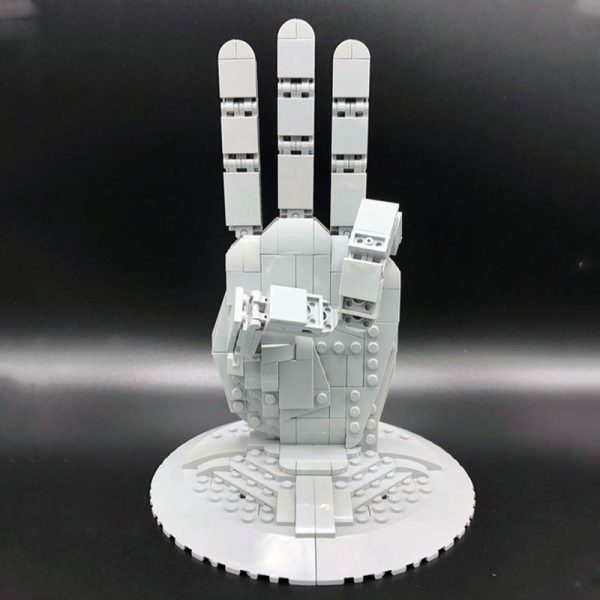 Live-Size Human Hand CREATOR MOC-50374 by Hackules with 356 pieces