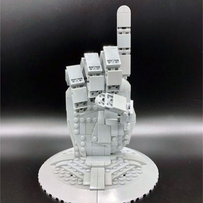 Live-Size Human Hand CREATOR MOC-50374 by Hackules with 356 pieces