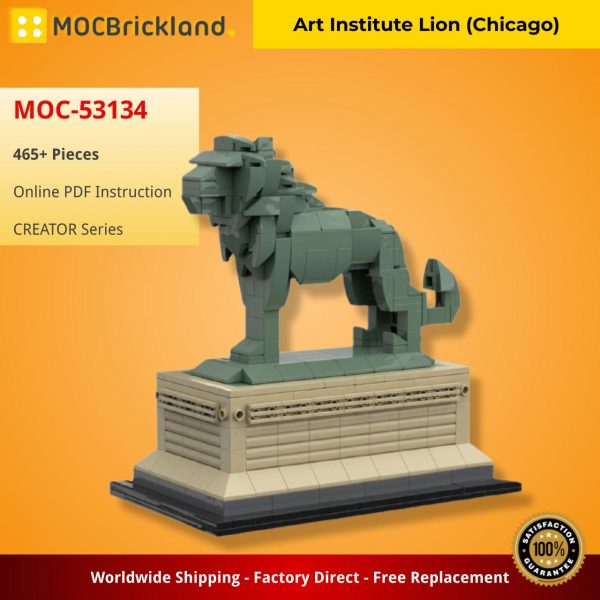 Art Institute Lion (Chicago) CREATOR MOC-53134 by bric.ole WITH 465 PIECES