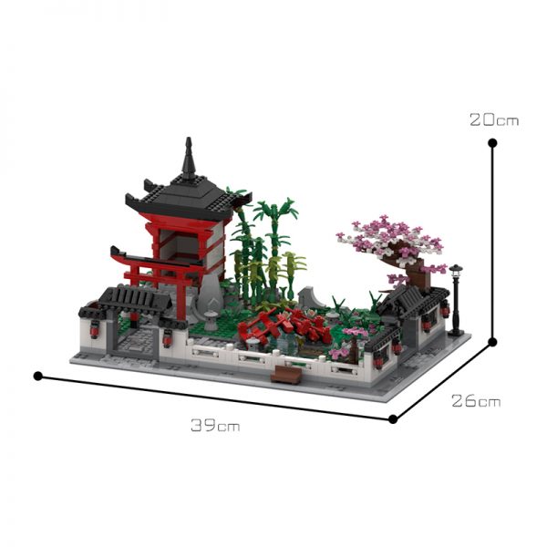 Japanese Garden CREATOR MOC-63232 by brickish_water WITH 1673 PIECES