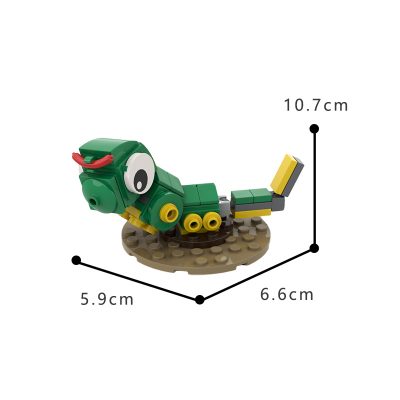 Caterpie CREATOR MOC-66998 by Mith77 WITH 60 PIECES