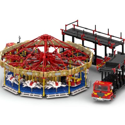 Fairground Carousel CREATOR MOC-73320 by Gdale WITH 5601 PIECES