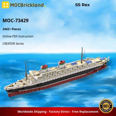 SS Rex CREATOR MOC-73429 by bru_bri_mocs with 2442 pieces