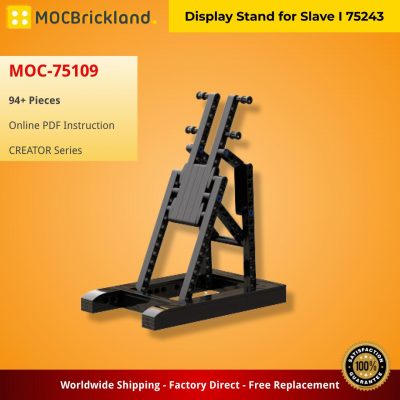 Display Stand for Slave I 75243 CREATOR MOC-75109 by EDGE OF BRICKS WITH 94 PIECES