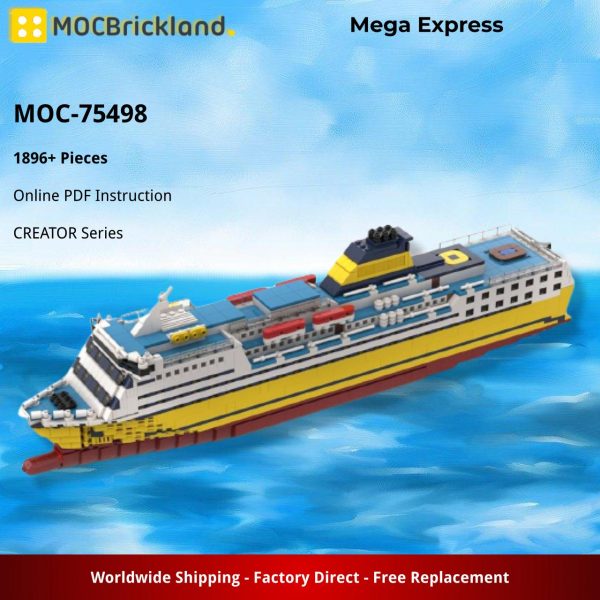 Mega Express CREATOR MOC-75498 by bru_bri_mocs WITH 1896 PIECES