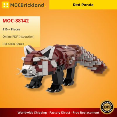 Red Panda CREATOR MOC-88142 by MooreBrix with 910 pieces