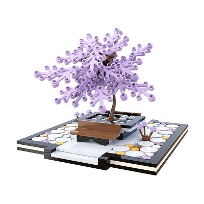 Purple Cherry Blossom Creator MOC-89740 with 325 pieces