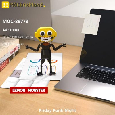 Friday Funk Night Lemon Monster CREATOR MOC-89779 WITH 228 PIECES