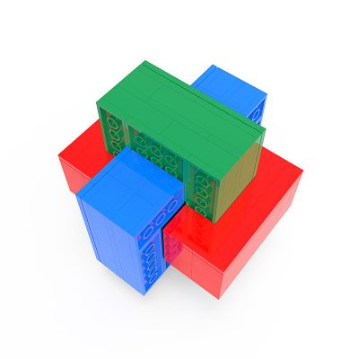 Burr Puzzle CREATOR MOC-89823 with 140 pieces
