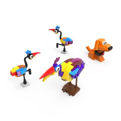 Bird and Dog CREATOR MOC-89828 WITH 214 PIECES