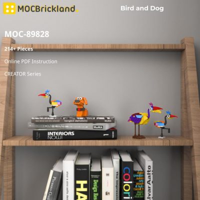 Bird and Dog CREATOR MOC-89828 WITH 214 PIECES