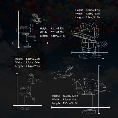 Bird and Dog CREATOR MOC-89828 WITH 214 PIECES