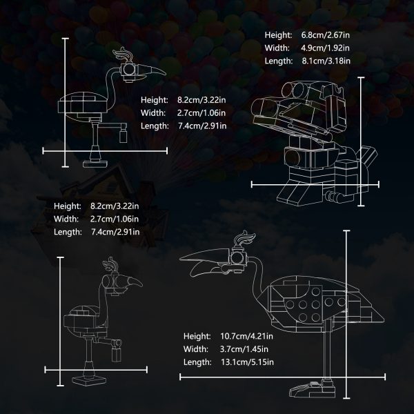 Bird and Dog CREATOR MOC-89828 WITH 214 PIECES