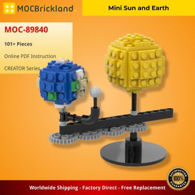 Mini Sun and Earth CREATOR MOC-89840 WITH 101 PIECES