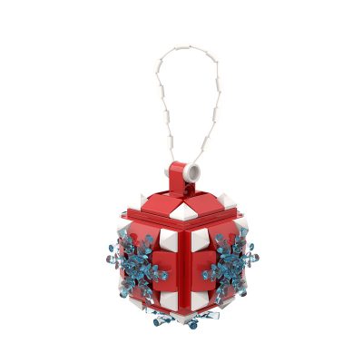 Christmas Snowball Ornament CREATOR MOC-89850 WITH 78 PIECES