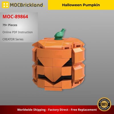 Halloween Pumpkin CREATOR MOC-89864 WITH 79 PIECES