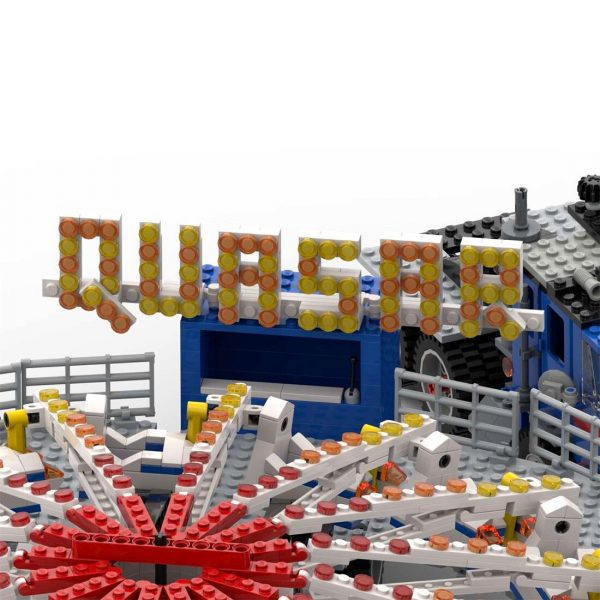 Quasar Fairground Ride CREATOR MOC-91225 by Gdale WITH 2609 PIECES