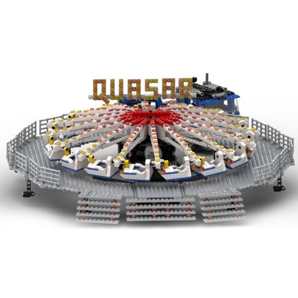 Quasar Fairground Ride CREATOR MOC-91225 by Gdale WITH 2609 PIECES