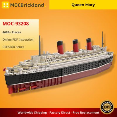 Queen Mary CREATOR MOC-93208 by bru_bri_mocs WITH 4689 PIECES