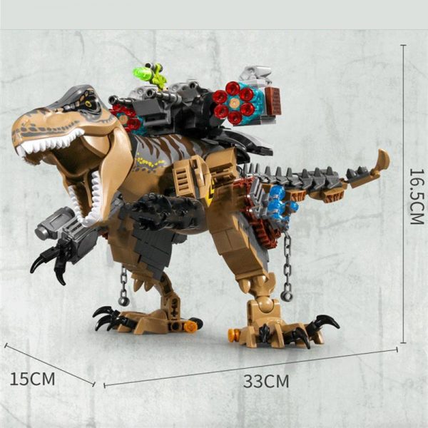 Dinosaur World: Mechanical Tyrannosaurus Chase CREATOR SY 1596 with 645 pieces