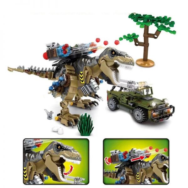 Dinosaur World: Mechanical Tyrannosaurus Chase CREATOR SY 1596 with 645 pieces