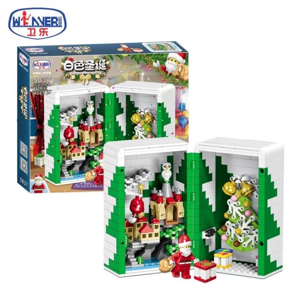 White Christmas Gift Box CREATOR Winner 5037 with 452 pieces