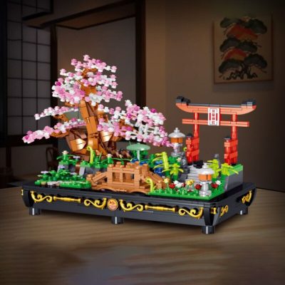 Micro Sakura Bonsai CREATOR ZHEGAO 00898 with 1286 pieces