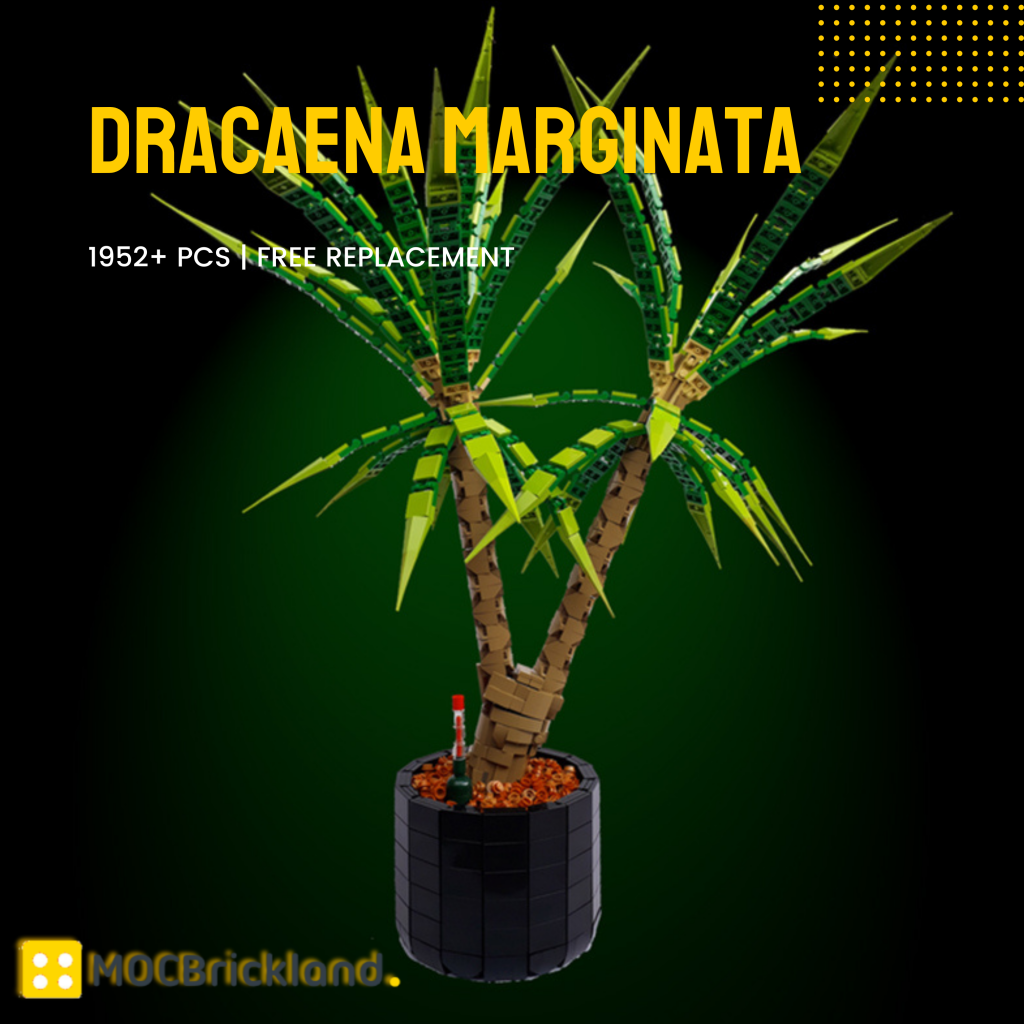 Dracaena Marginata MOC-118715 Creator with 1952 Pieces