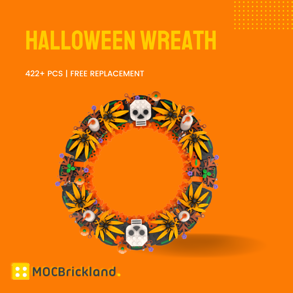 Halloween Wreath MOC-88260 Creator with 422 Pieces