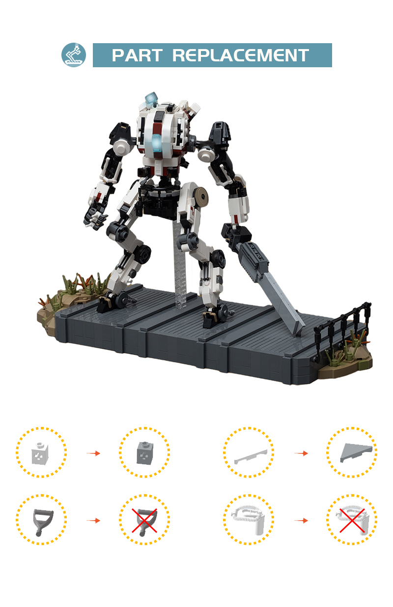 Ronin-Titanfall Class Titan MOC-89586 Creator with 1228 Pieces