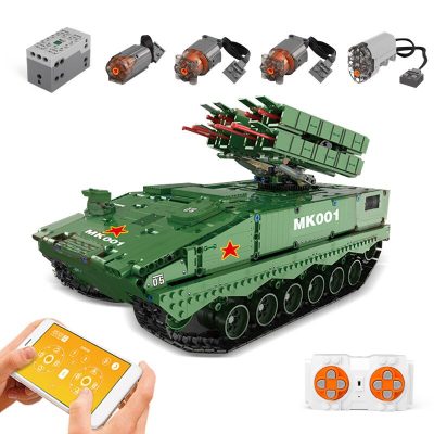 The HJ-10 Anti-Tank Missile Military MOULD KING 20001 with 1600 pieces