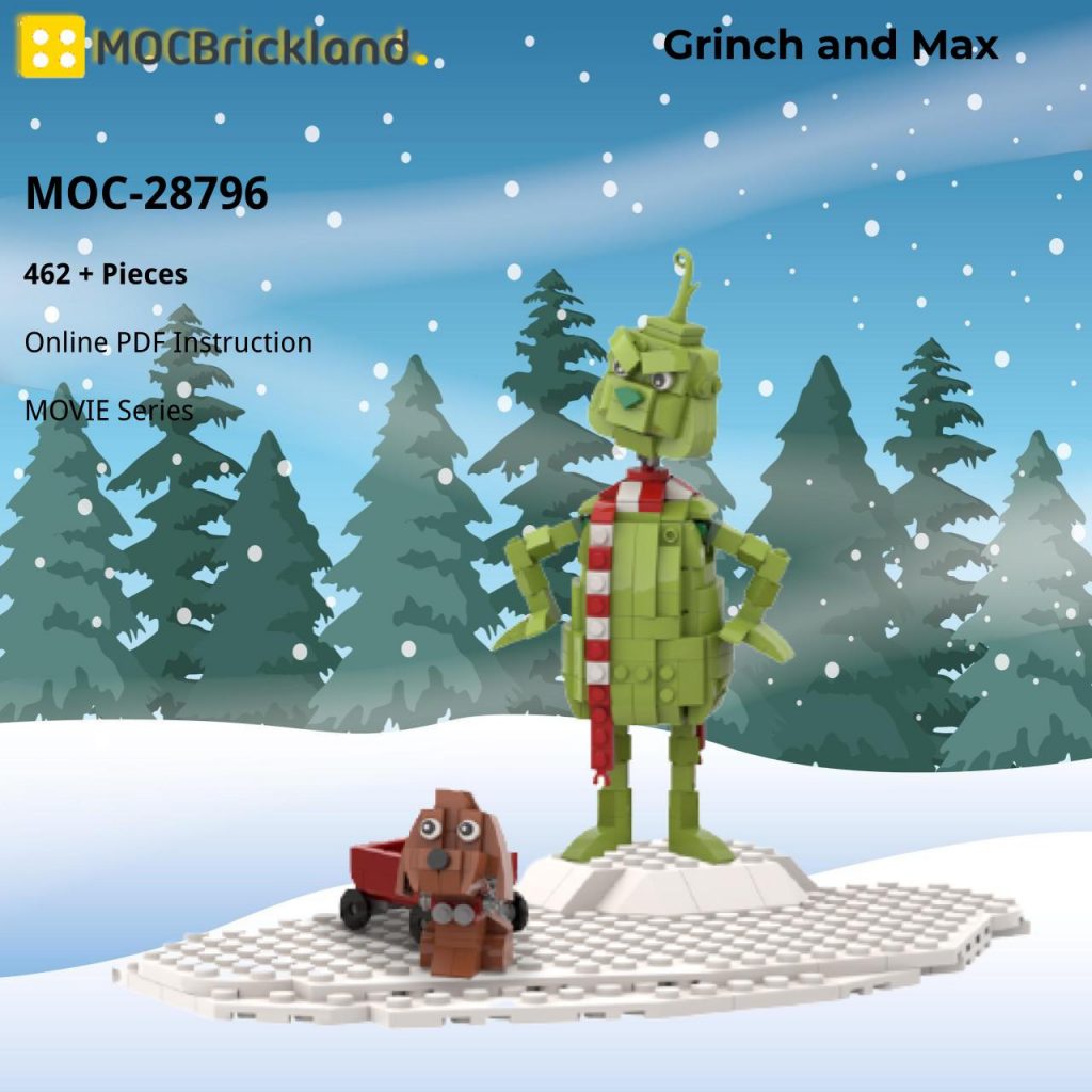 Grinch and Max MOC-28796 Movie with 462 Pieces