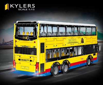 Urban Double Decker Bus Technician HAPPY BUILD YC-QC015 with 4306 pieces